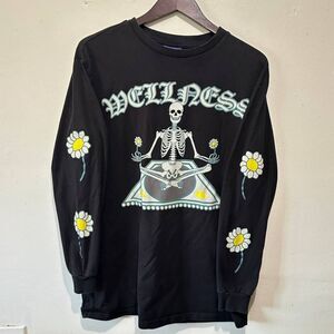 Coney Island Picnic Skull Meditation T-Shirt – Men’s Medium